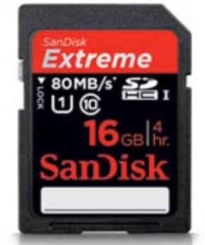 Sandisk 16gb Extreme Sdhc Uhs 1
